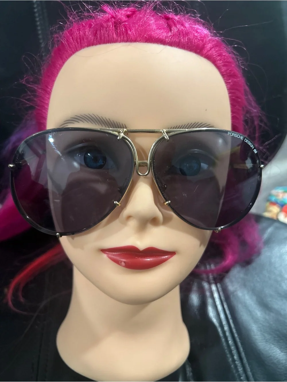 Carrera Porsche Design Gold Frame Sunglasses with Dark Smoke Lenses 5623